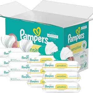 Pampers Sensitive Baby Wipes, Water Based